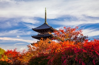 Temple in Kyoto, Japan