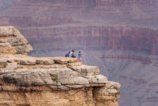 scale in travel photography, Grand Canyon