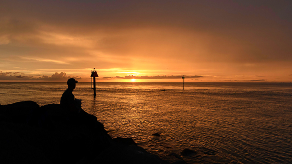 sunset silhouette 